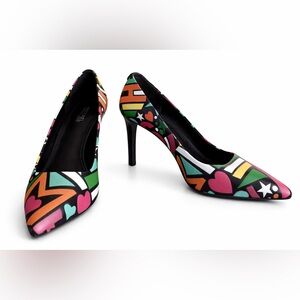 Michael Kors Pop Art Pointed Pumps – Sz 6